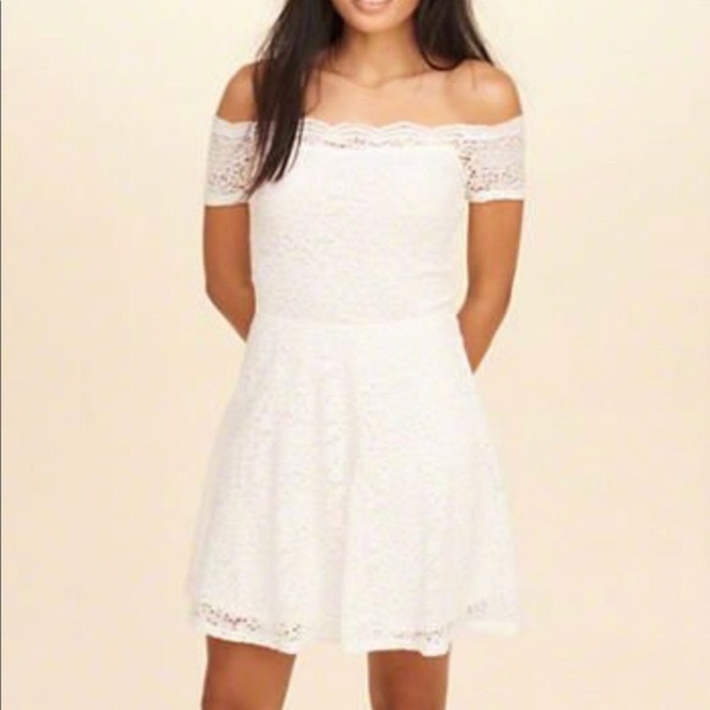 Off the Shoulder Lace Dress